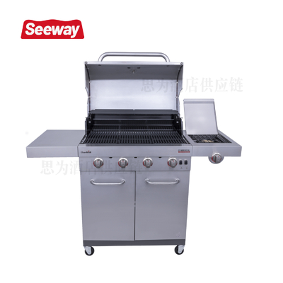 美国烤厨 Char-Broil 商用烤炉4头红外燃气烧烤炉G54101