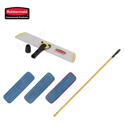 Rubbermaid/乐柏美快接式干/湿铝制拖头FGQ56000 拖布和手柄 &nbsp;Quick-Connect Wet/Dry Frame
