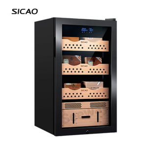 Sicao/新朝C5雪茄柜恒温恒湿加湿家用专业系统实木恒温雪茄保湿柜 Cigar cabinet