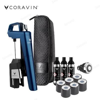 CORAVIN卡拉文葡萄酒红酒取酒器偷酒神器永恒系列六号+套装 深蓝