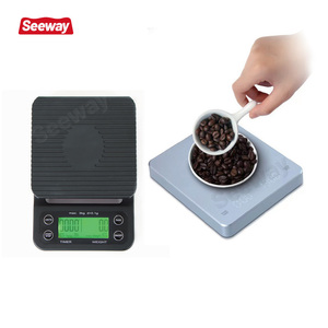 咖啡电子秤 0.1g精度厨房食物糕点烘焙秤 小型电子称克称 Coee Scale