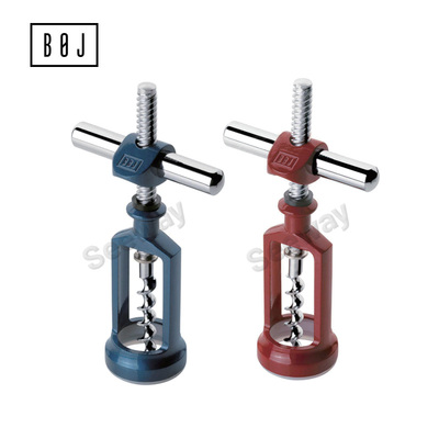 BOJ红酒开瓶器葡萄酒家用钢启瓶器起瓶器 起子地窖型开瓶器 &nbsp;Cellar Type Lux Corkscrew Opener