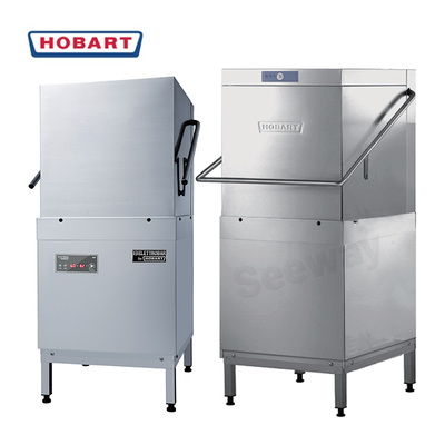HOBART高达洗碗机霍巴特提拉揭盖式E60酒店餐厅商用洗杯机AM900 &nbsp;Hood Type Dishwasher