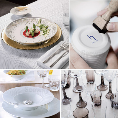 德国Hering Berlin时尚陶瓷餐具瓷器米其林厨师御用餐具品牌