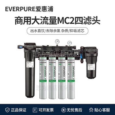 美国爱惠浦 Everpure直饮水净水器商用餐厅过滤器MC2四联