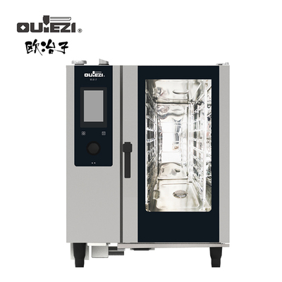 欧冶子 OUYEZI 电力10层万能蒸烤箱 (10XGN1/1) 内置蒸汽锅炉 8" 英寸液晶屏 OD-101EB