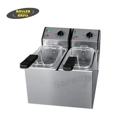 法国进口乐侨ROLLER GRILL FD80D 不锈钢双缸电炸炉商用电炸锅Deep Fryer