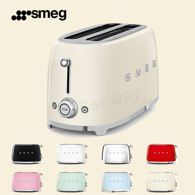 SMEG斯麦格 TSF02四片式烤面包机家用早餐吐司机