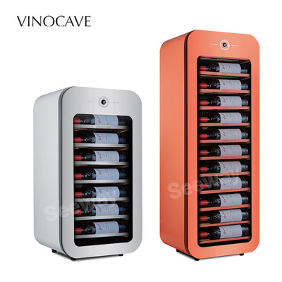 Vinocave/维诺卡夫 JC-76A 红酒柜恒温酒柜小型超薄家用冰吧冷柜 Glass Door Wine Cooler