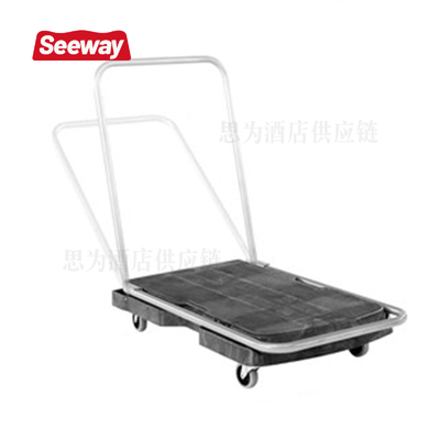 美国乐柏美Rubbermaid Triple三用手推车带直手柄可折叠手拉车FG440000