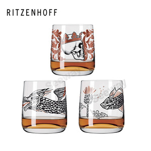 Ritzenhoff威士忌酒杯高颜值玻璃杯子高级感水杯套装威士忌啤酒杯 Whisky Glass