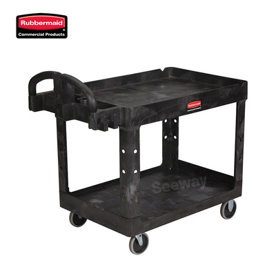 乐柏美Rubbermaid重型多用途工业手推车带轮工具车杂物车FG452088 &nbsp;Heavy-Duty Utility Carts