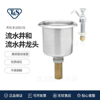 美国天仕T&S &nbsp;商用流水井和流水井龙头B-2282-01