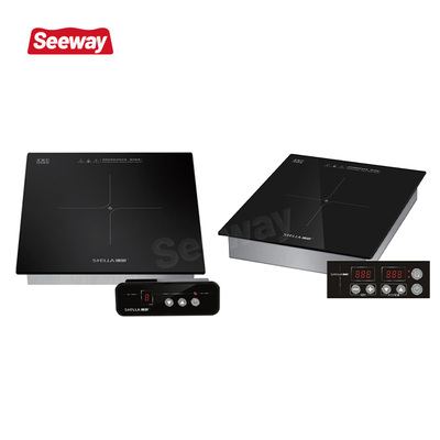 德昕商用电磁炉嵌入式2200w酒店厨房设备灶台平面S-678/TS-3503 &nbsp;Drop-In Induction Cooktop