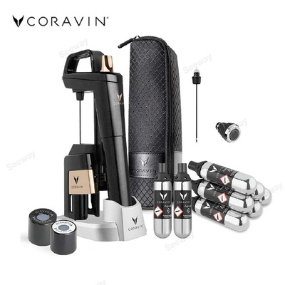 CORAVINCoravin卡拉文创新红酒葡萄酒免开瓶器保鲜六号+取酒器晶