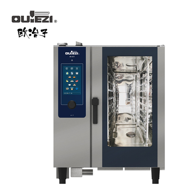 欧冶子 OUYEZI 电力10层万能蒸烤箱 (10XGN1/1) 内置蒸汽锅炉 10.1" 英寸触摸屏 高端 OT-101EB