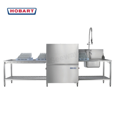 高达HOBART大型通道式洗碗机酒店企事业食堂餐厅商用洗盘机CCA200 &nbsp;Conveyor dishwasher